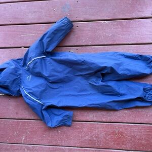 Blue Waterproof Kids rain suit! Ll bean 2T